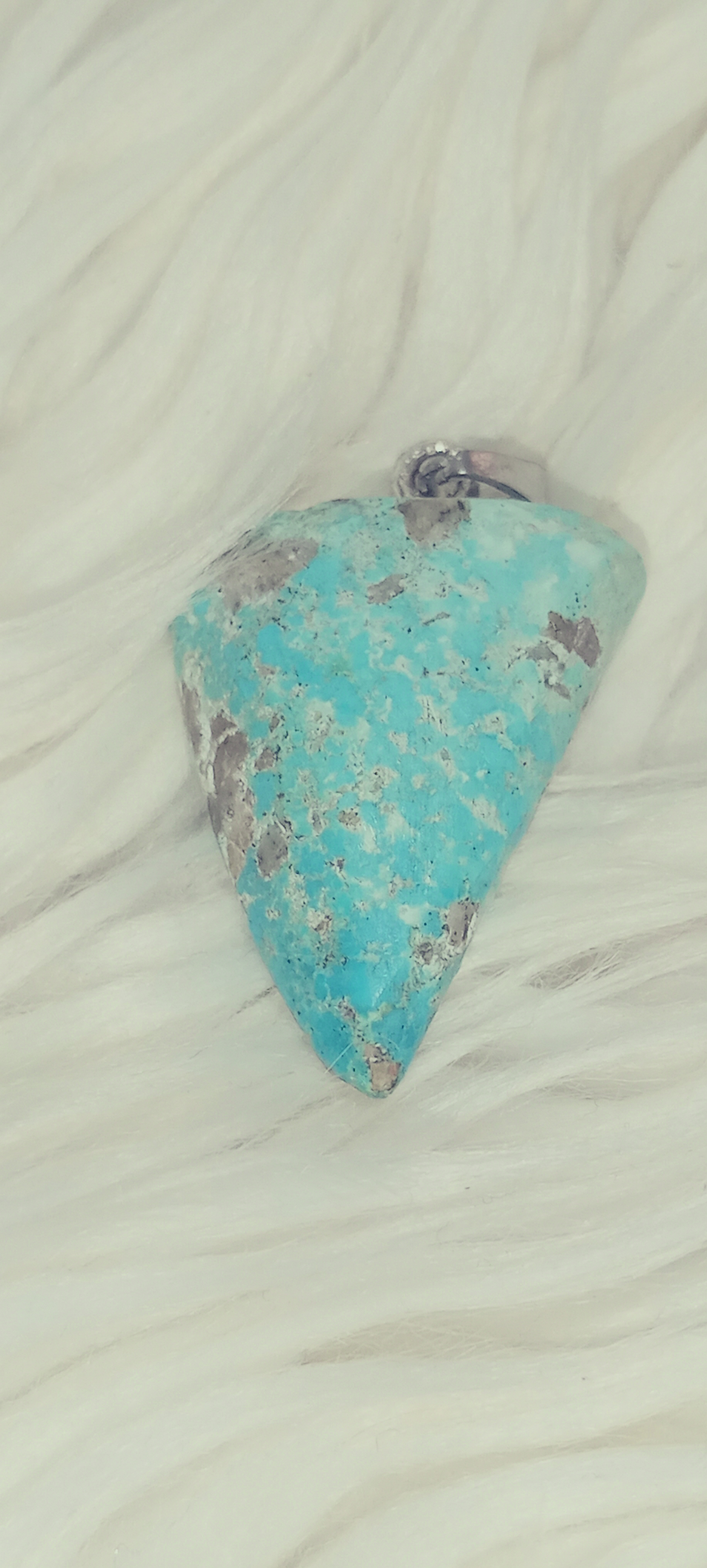 Neyshabur turquoise stone pendant 